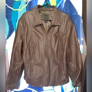 JohnPaulRichard Brown Leather Jacket